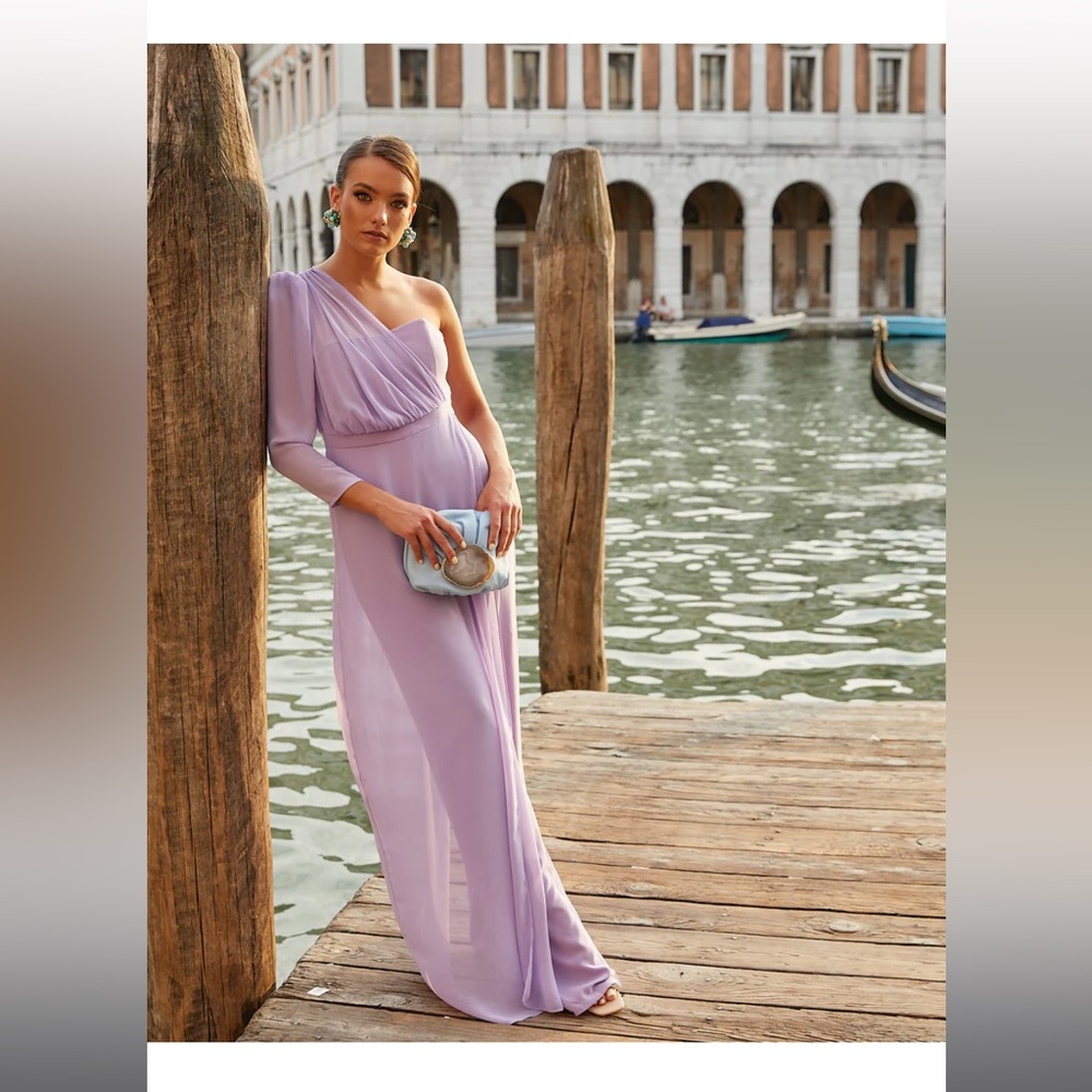 Lady Pipa one shoulder over lay jumpsuit